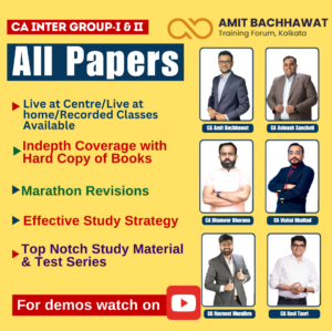 CA INTER Group-I& II All Papers