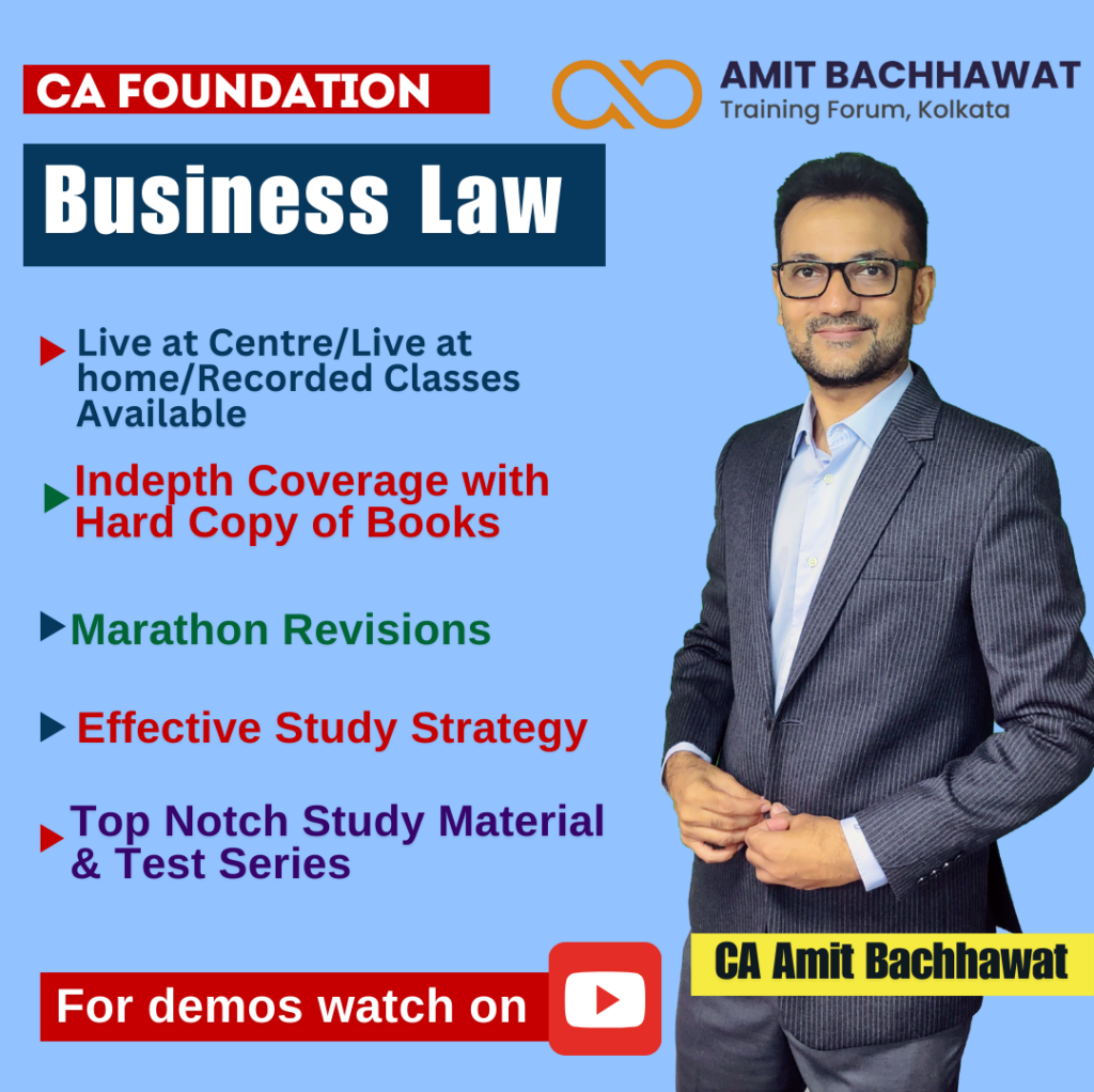 CA Foundation Business Law