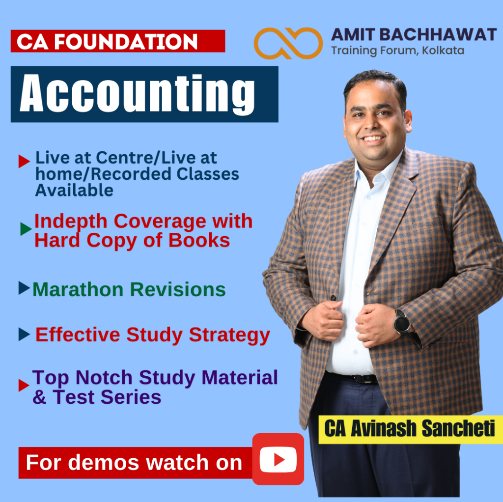 CA Foundation Accounting