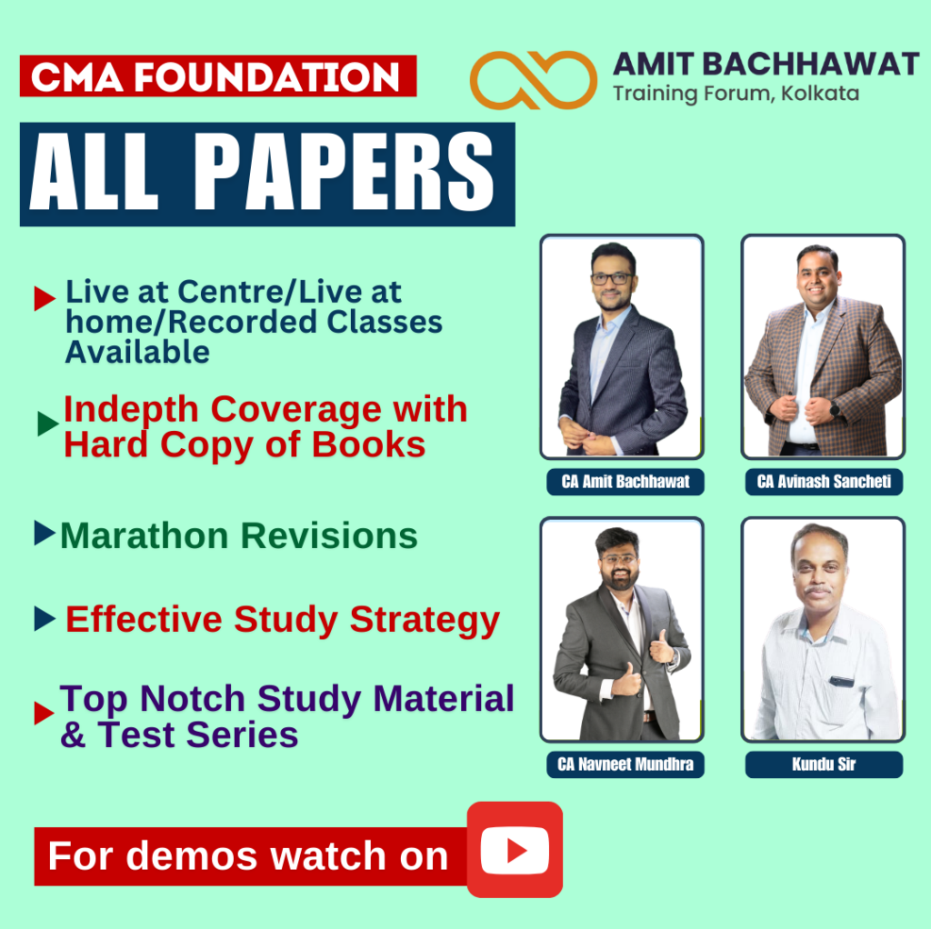 CMA Foundation all Papers
