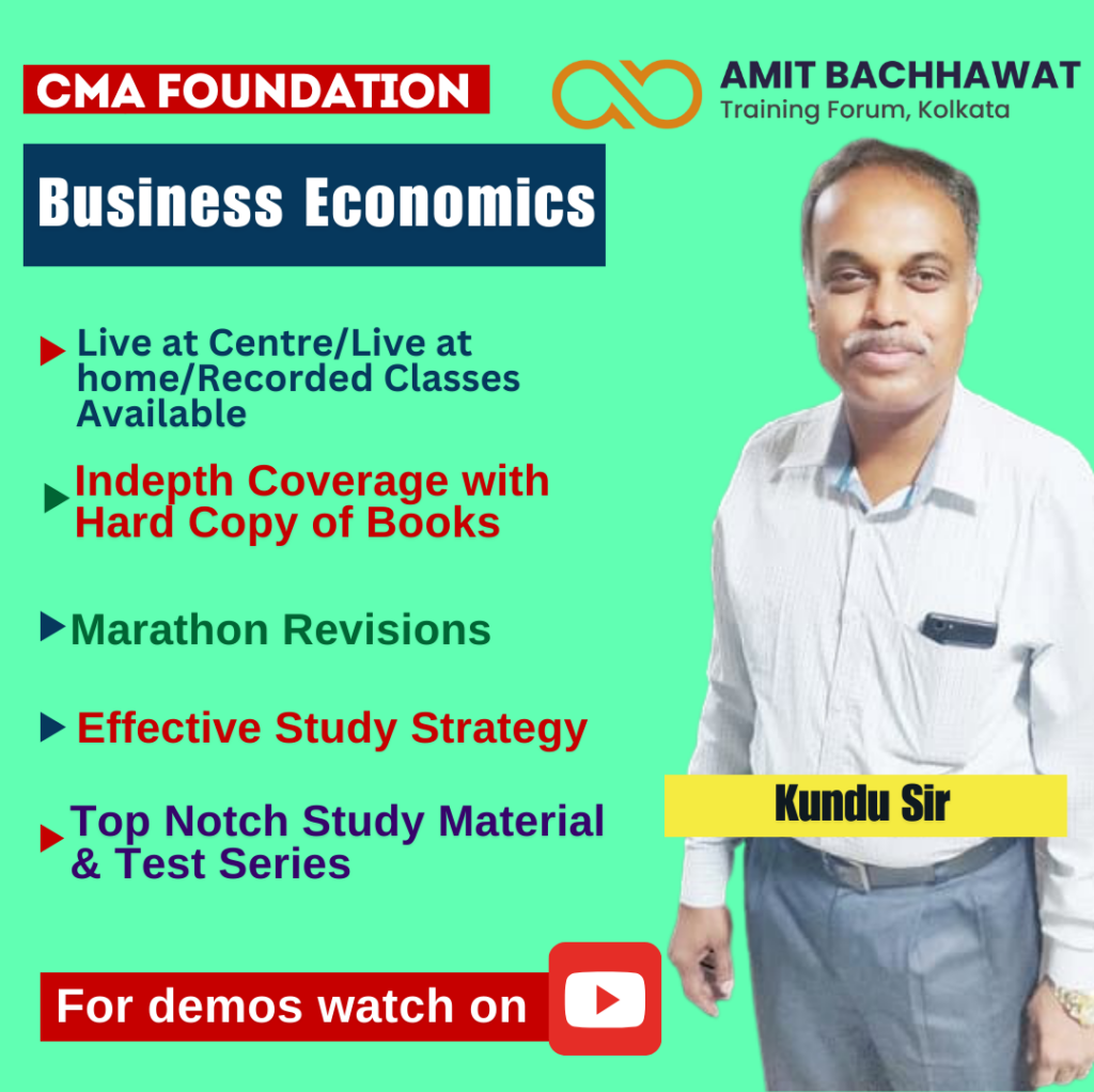 CMA Foundation Business Economics