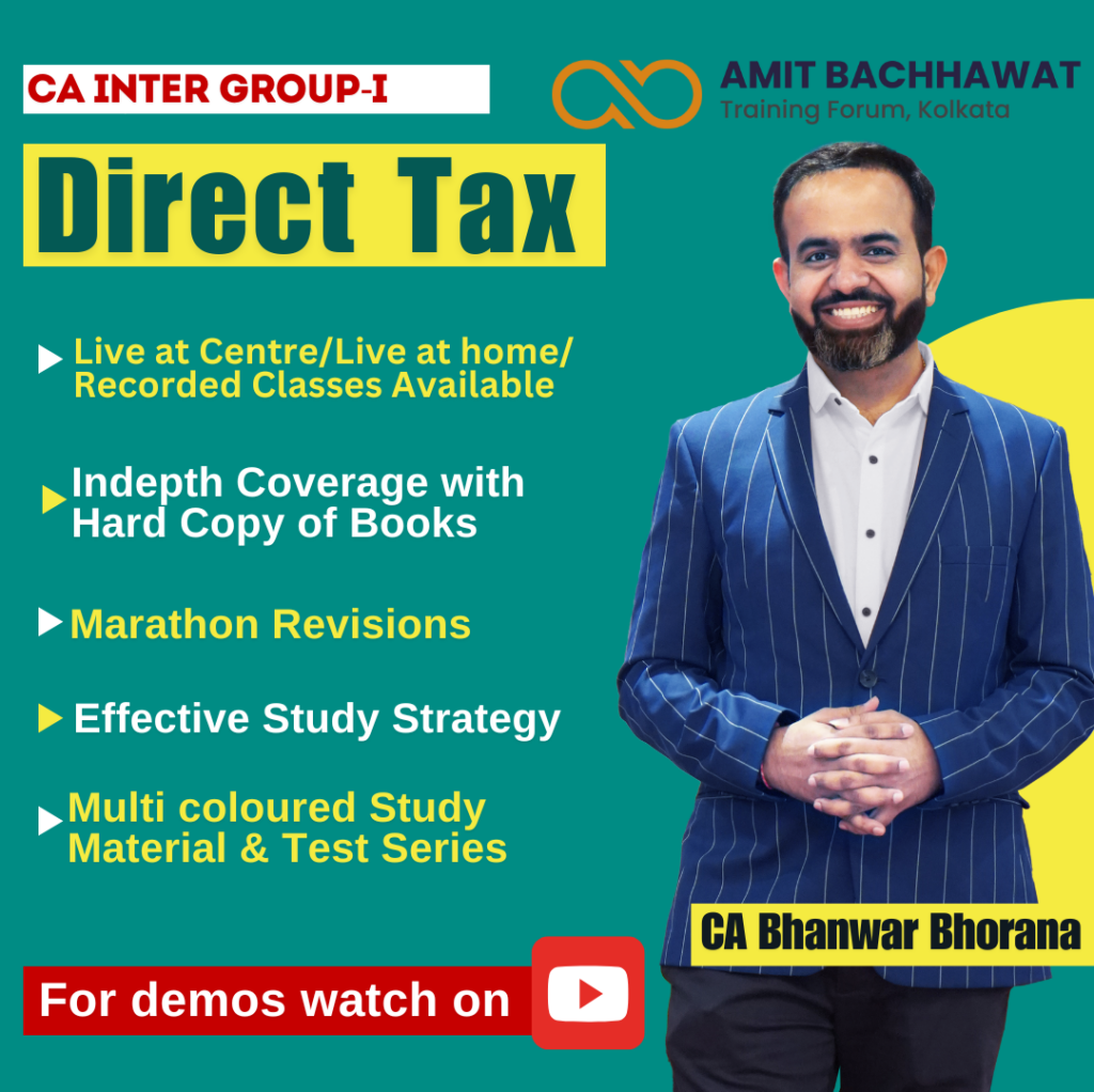 CA INTER Group-I Direct Tax