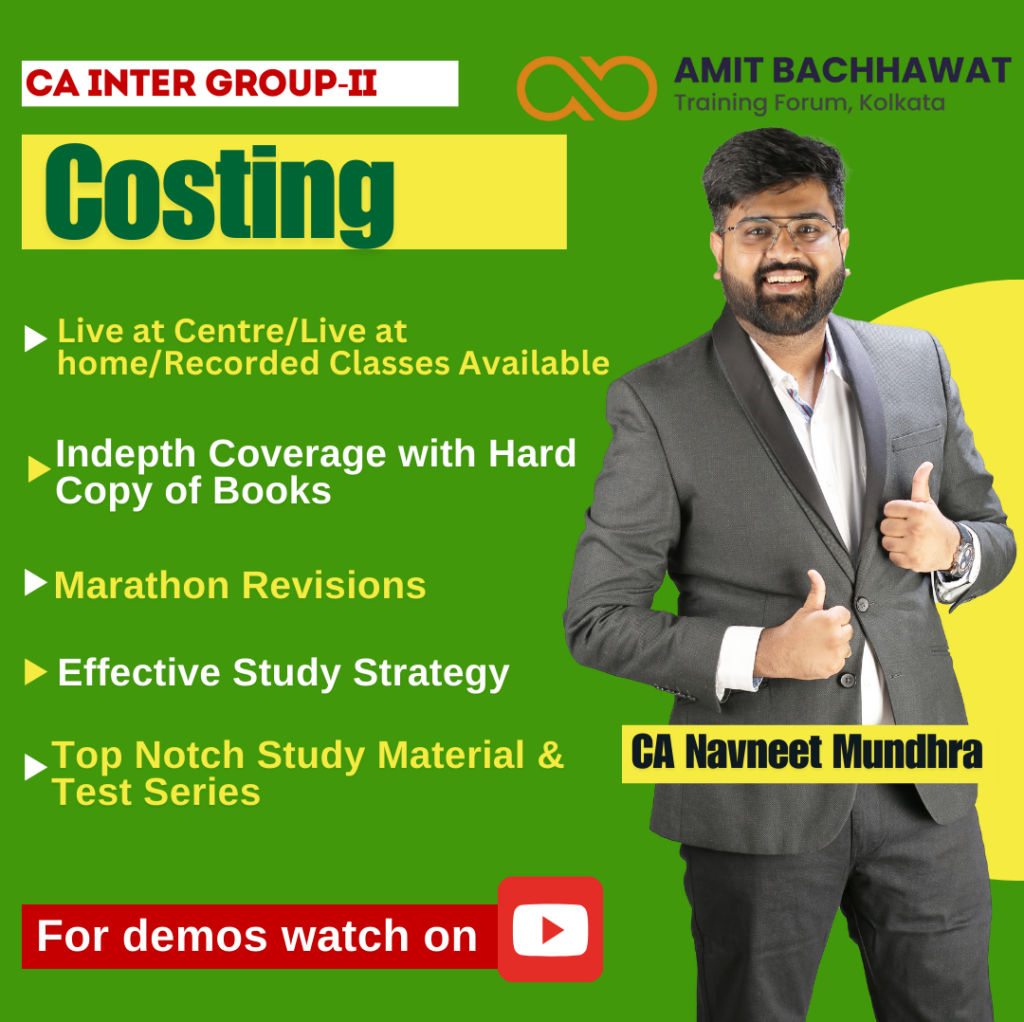CA INTER Group- II Costing