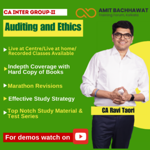 CA INTER Group- II Auditing and Ethics