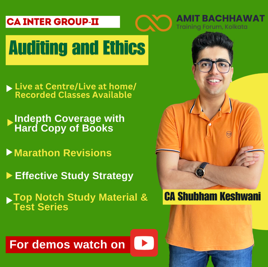 CA INTER Group- II Auditing and Ethics