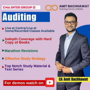 CMA INTER Group- II Auditing