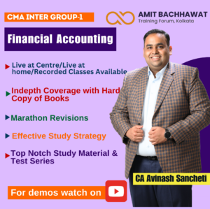 CMA INTER Group- I Financial Accounting