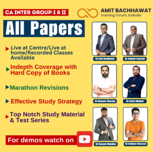 CA INTER Group-I&II All Papers