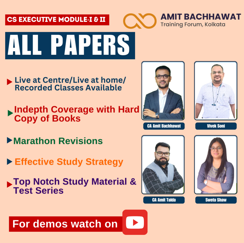 CS Executive Module- I & II all papers