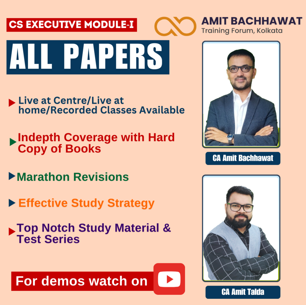 CS Executive Module- I all papers