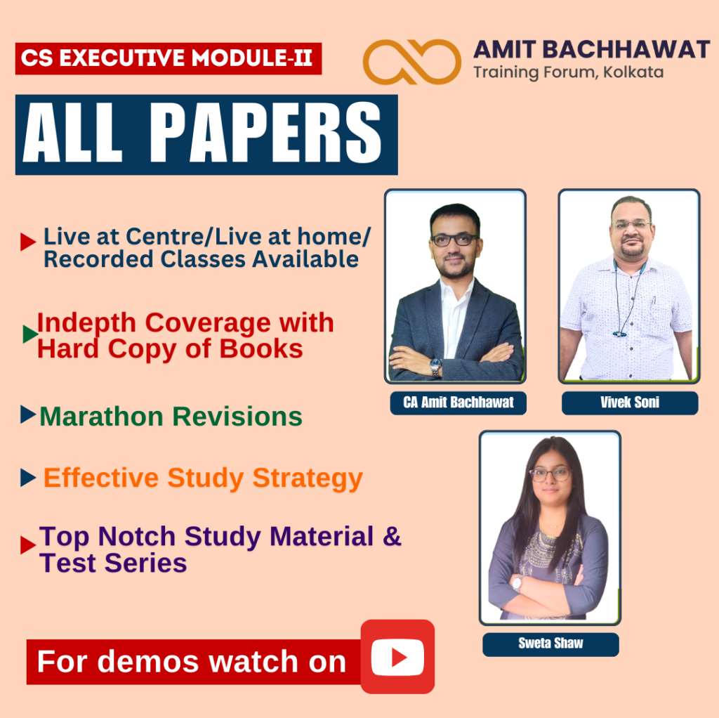 CS Executive Module- II All papers