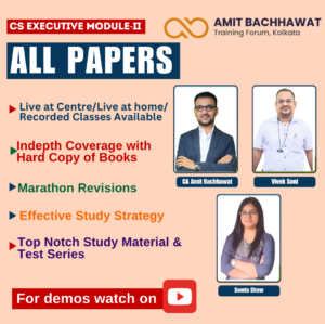 CS Executive Module- II All papers