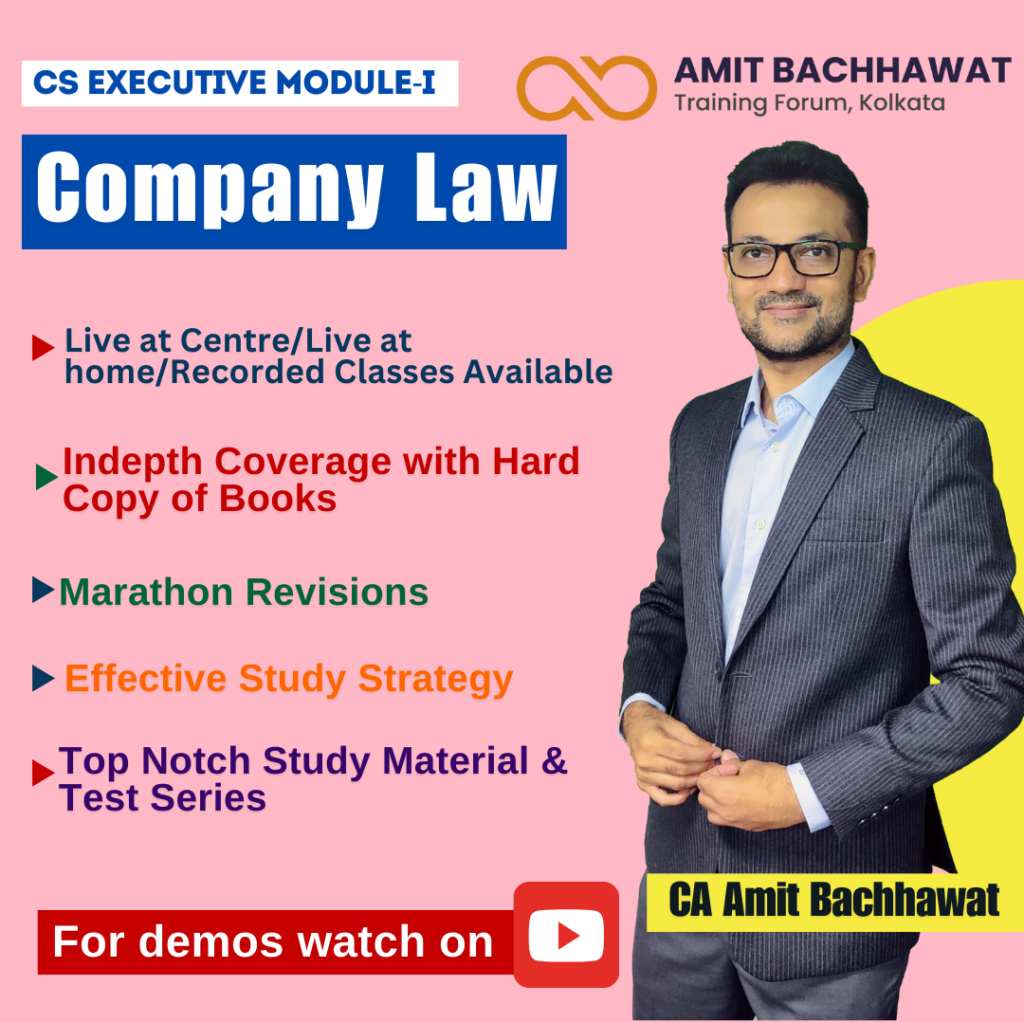 CS Executive Module-I company law