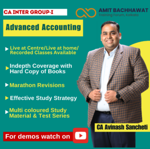 CA INTER Group- I Advanced Accounting