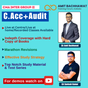 CMA INTER Group-II C.Acc+ Audit