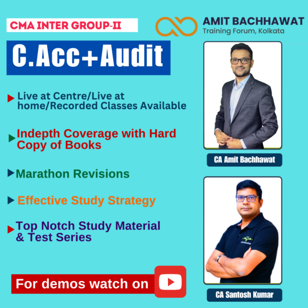 CMA INTER Group-II C.Acc+ Audit